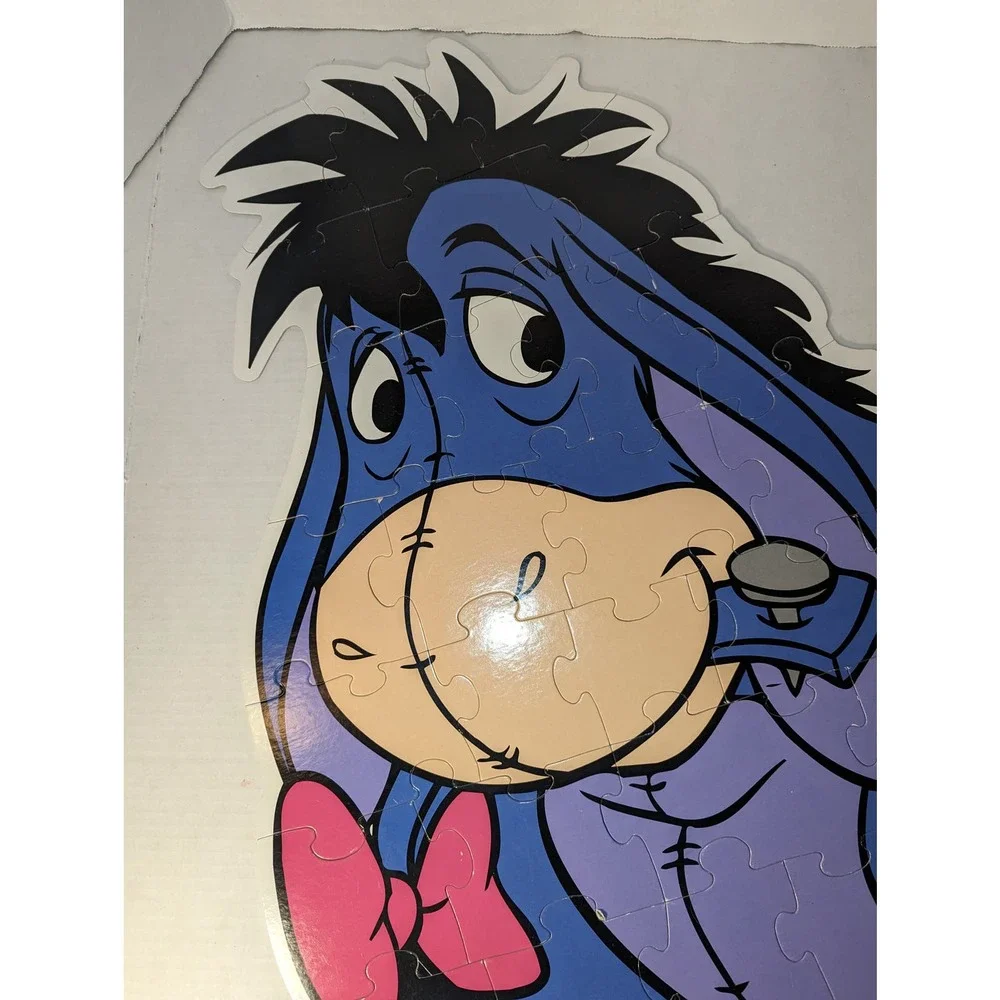 Vintage 1998 Disney Winnie Pooh Eeyore 3' My Size Puzzle Collectible Complete
